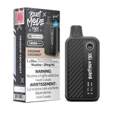 Crushin' Coconut iced beast mode max disposable vape with 18000 puffs, 3 power modes and type-c charging. Buy now at mister vapor Toronto.
